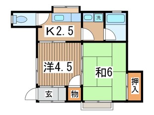 鈴木アパ－トの物件間取画像